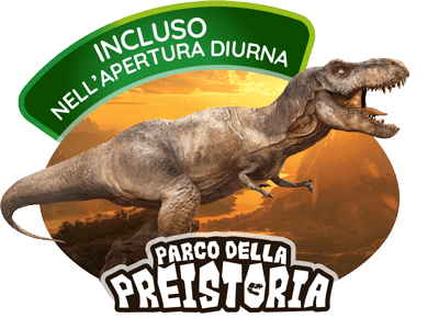 Parco della preistoria compreso nell'apertura diurna del Parco